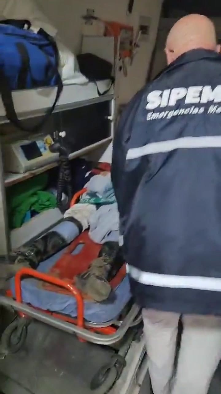 Le rechazo al jockey Juan Pintos en el hospital