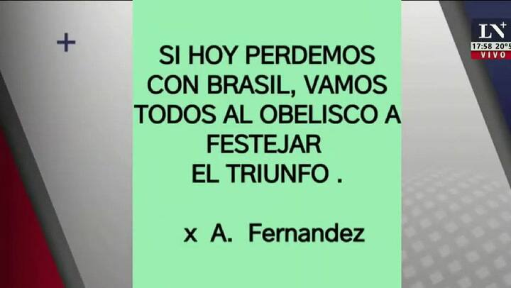 La ironía de Feinmann por un error de la producción: 'Si esto fuera la NASA, pobres astronautas'