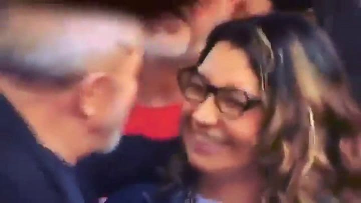 El beso de Lula