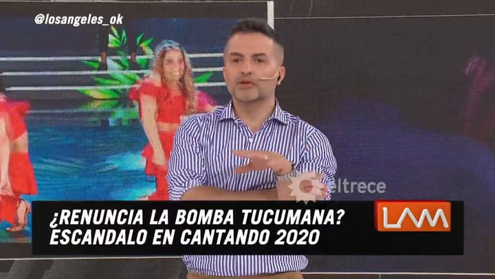 El enojo de Tyago Griffo con su madre, Gladys 'La Bomba Tucumana', durante un corte - Fuente: eltrec