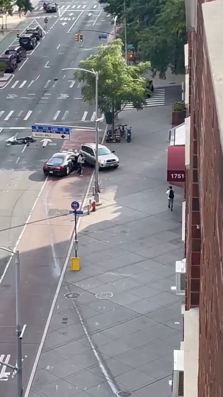 Cinematográfica secuencia de acción en Nueva York