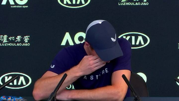 El llanto de Andy Murray al anunciar su retirada del tenis - Fuente: AFP