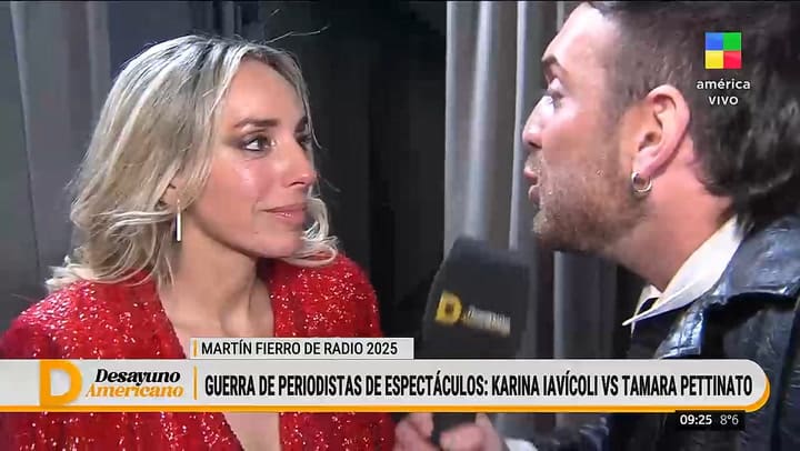 La respuesta de Tamara Pettinato a Iavícoli
