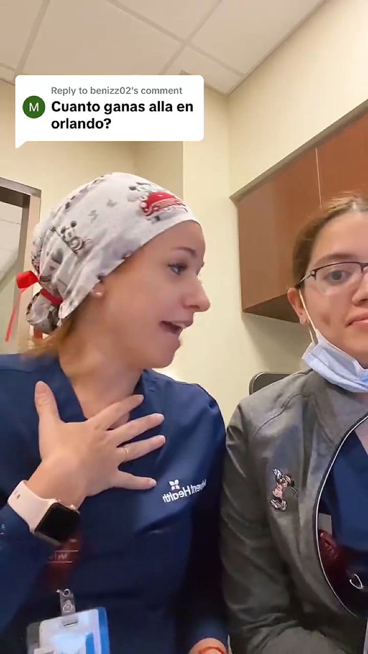 Es enfermera en EE.UU. y reveló cuánto gana