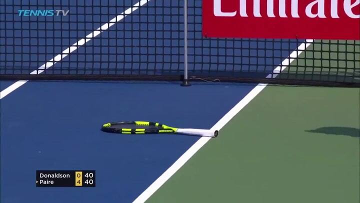 Así fue el saque errado de Benot Paire en el Masters 1000 de Canadá - Fuente: Twitter
