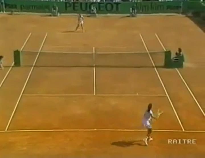 Sabatini vs Seles, Italia 1992
