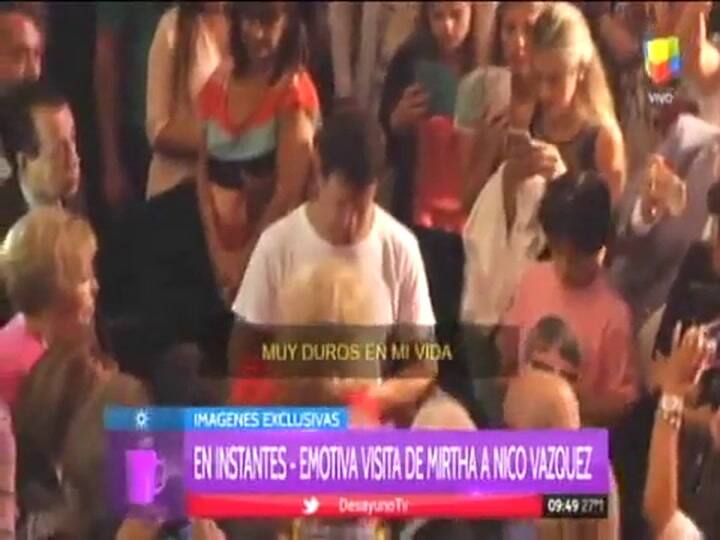 Mirtha Legrand visitó a Nico Vazquez en su obra y lo felicitó