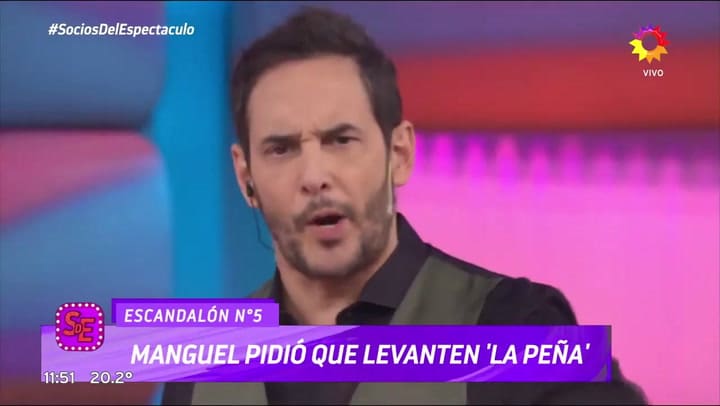 Manguel pidió levantamiento de la Peña de Morfi y Georgina respondió