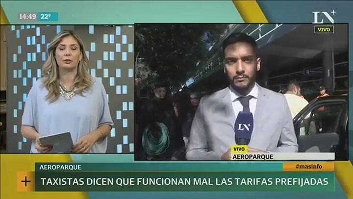 Taxistas levantaron la protesta en Aeroparque