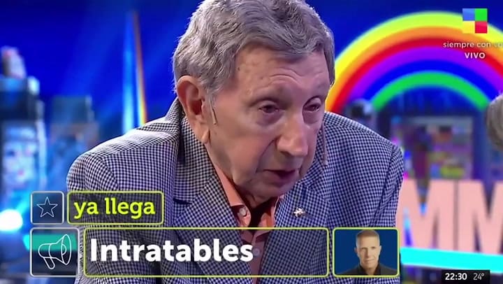 El emotivo momento de Luis Landriscina con Jey Mammon