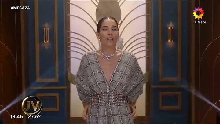 El look de Juana Viale para este domingo 30 de marzo