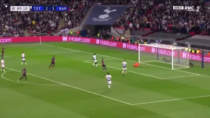 El segundo gol de Messi ante Tottenham - Fuente: Twitter