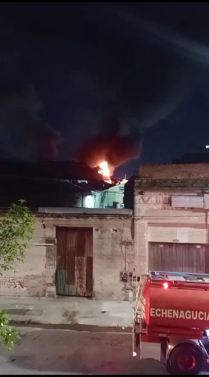 Incendio en Avellaneda