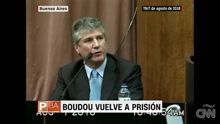 Amado Boudou vuelve a prisión - Fuente: Reuters / CNN