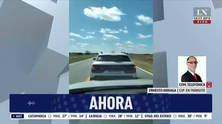Manejó de contramano para evitar un embotellamiento y chocó con un auto que venía de frente