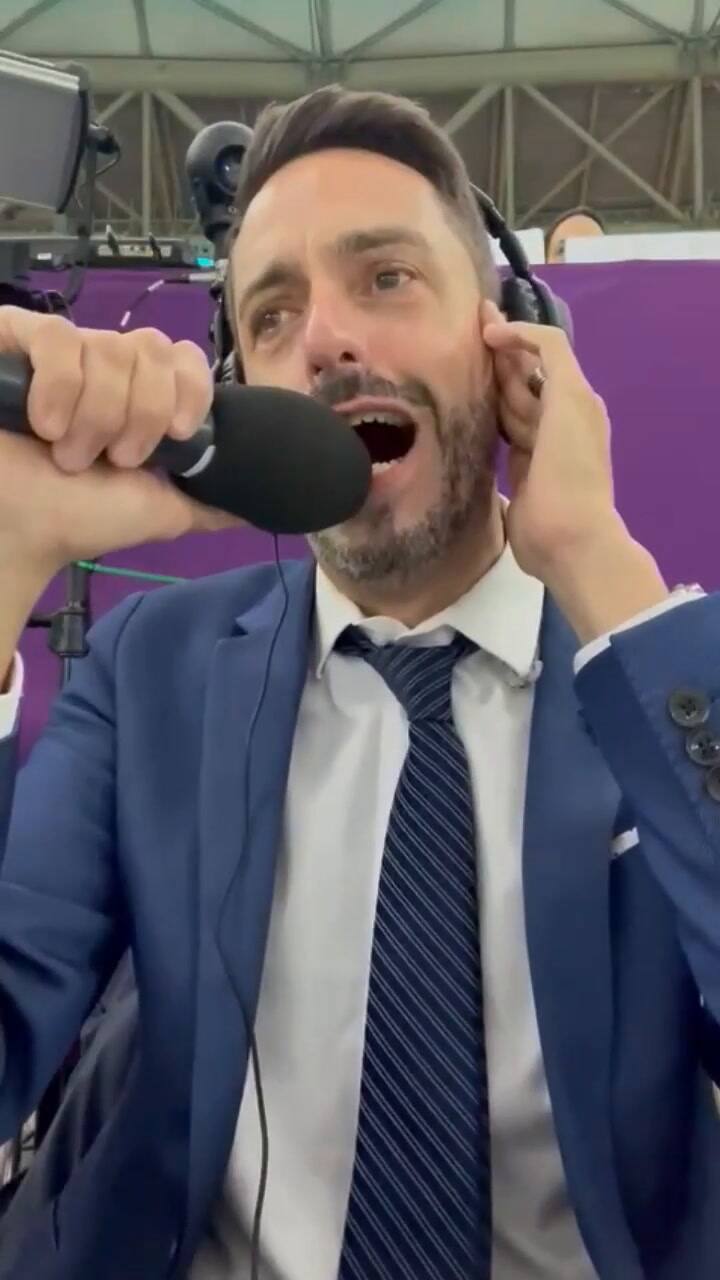 La emoción de Pablo Giralt, relator de la TV Pública, con la llegada de la Argentina a la final