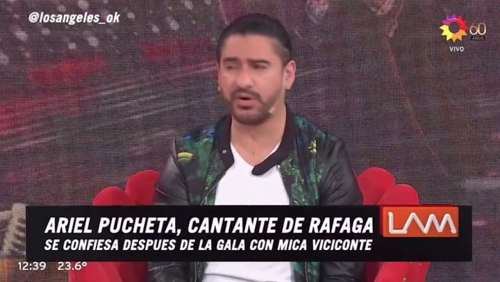 Ariel Pucheta cuestionó a Rodrigo Tapari por su confesión sobre el alcoholismo - Fuente: eltrece