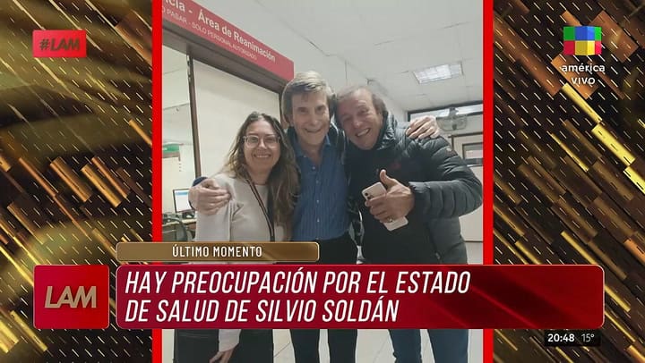 Preocupacion. Angel de Brito revelo el estado de salud de Silvio Soldan: "Tuvo que ser internado y pensaron que era un ACV"