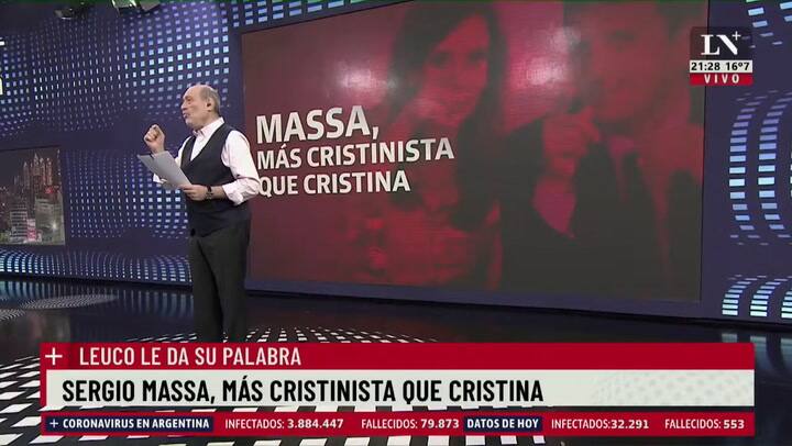 Alfredo Leuco: 'Sergio Massa es más cristinista que Cristina'