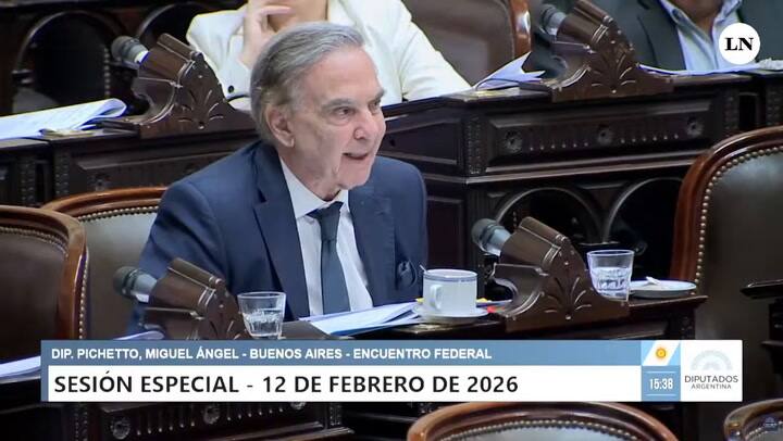 La exposición de Miguel Pichetto en el Debate por la baja de la edad de imputabilidad