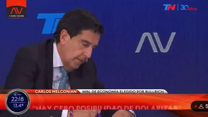 Melconian en contra de la dolarización