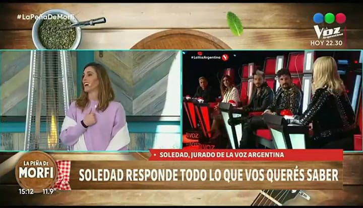 Soledad Pastorutti respondió las tres preguntas más polémicas sobre La Voz - Fuente: Telefe