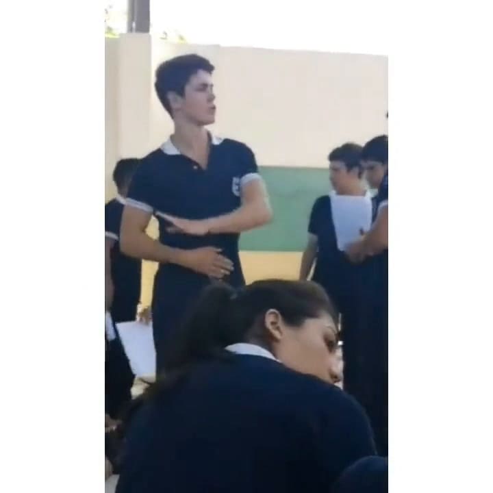 Se filtró un video de Marcos Ginocchio de adolescente