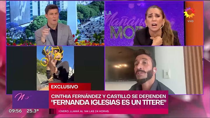 El fuerte cruce entre Cinthia Fernández y María Fernanda Callejón