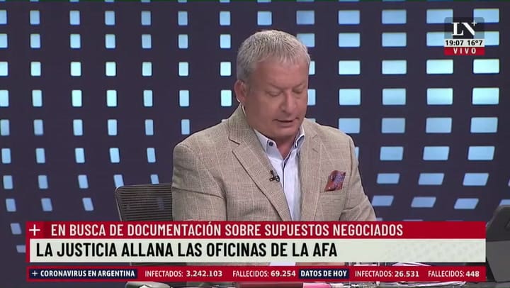 La justicia allana las oficinas de AFA en busca de documentación sobre supuestos negociados