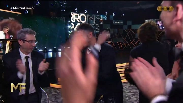 Santiago del Moro se refirió a Furia en la premiación de los Martín Fierro