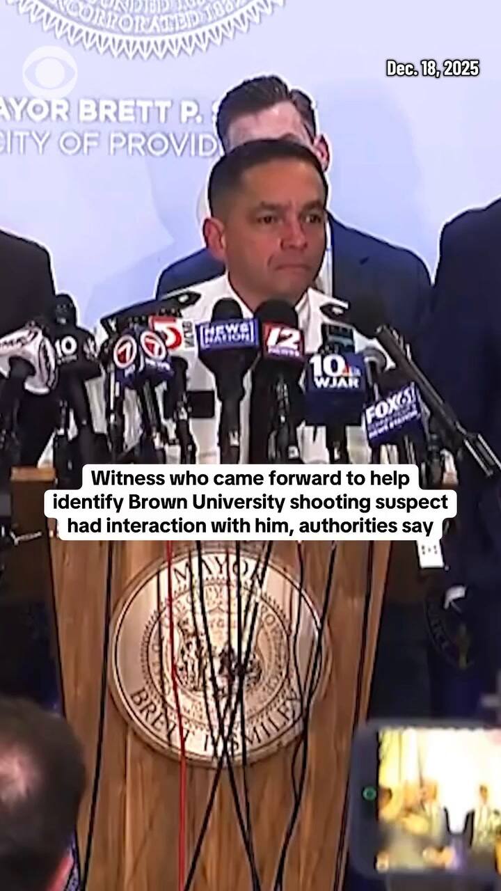El jefe de policía de Providence, Oscar L. Pérez, Jr, dio una conferencia de prensa el jueves por la noche sobre el tiroteo en la Universidad de Brown