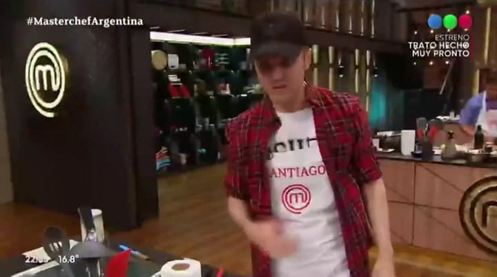 El accidente de Cande Vetrano en MasterChef - Fuente: Telefe