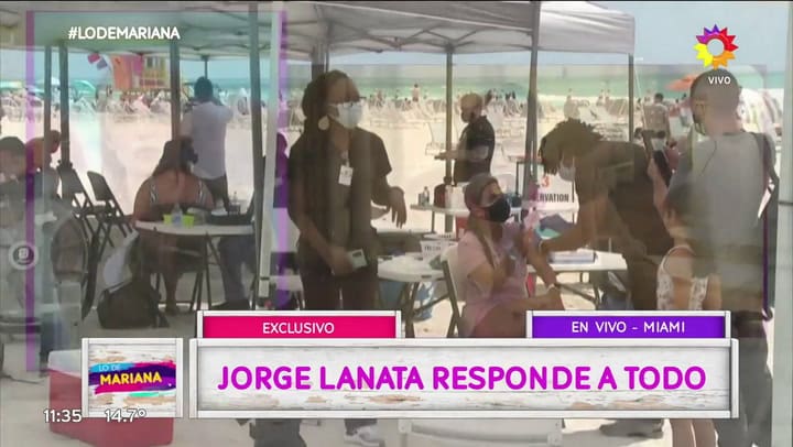 Jorge Lanata contó que se vacunó mientras trabaja en Miami y apuntó contra el sistema de vacunación