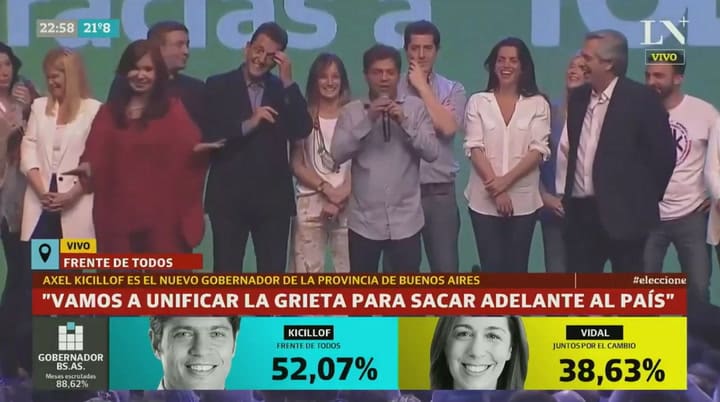 Axel Kicillof: 'Bonaerenses y bonaerensas'