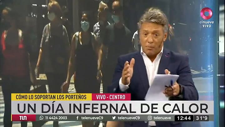 La explicación de Claudio Pérez tras el desmayo del movilero de canal 9