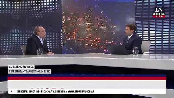 LN + Guillermo Francos, representante de la Argentina en el BID