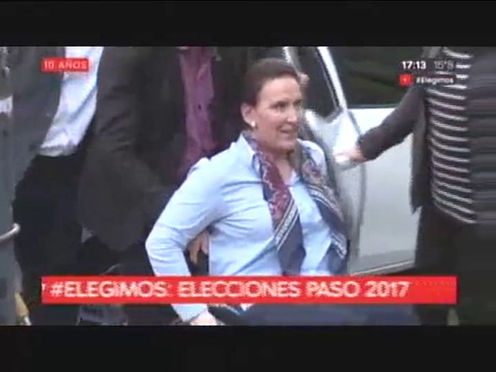 Así votó Gabriela Michetti - Fuente: C5N