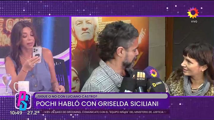 Griselda Siciliani confirmó su separación de Luciano Castro