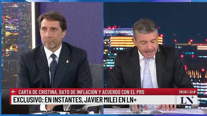 Llaryora le respondio a Milei: "No tengo nada que ver con la caida de la ley"