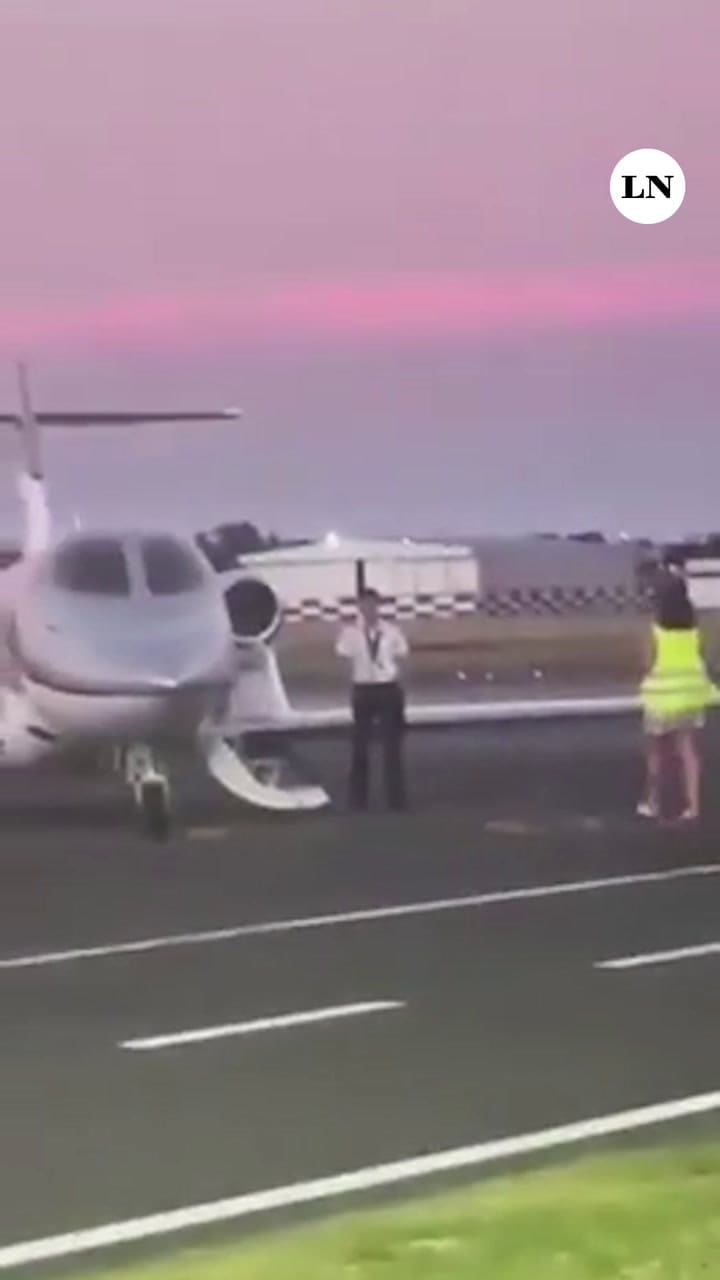 El video que confirma el viaje de Adorni a Punta del Este en un avión privado