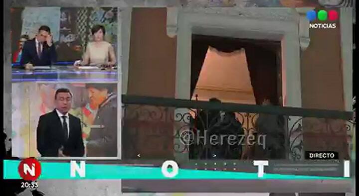 El cruce entre Cristina Perez y su columnista Reynaldo Sietecase. Fuente: Telefe