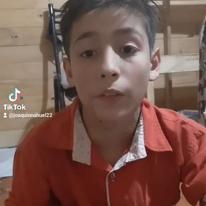 El mensaje motivacional de Joaquín, el chico de las tortas, otros niños