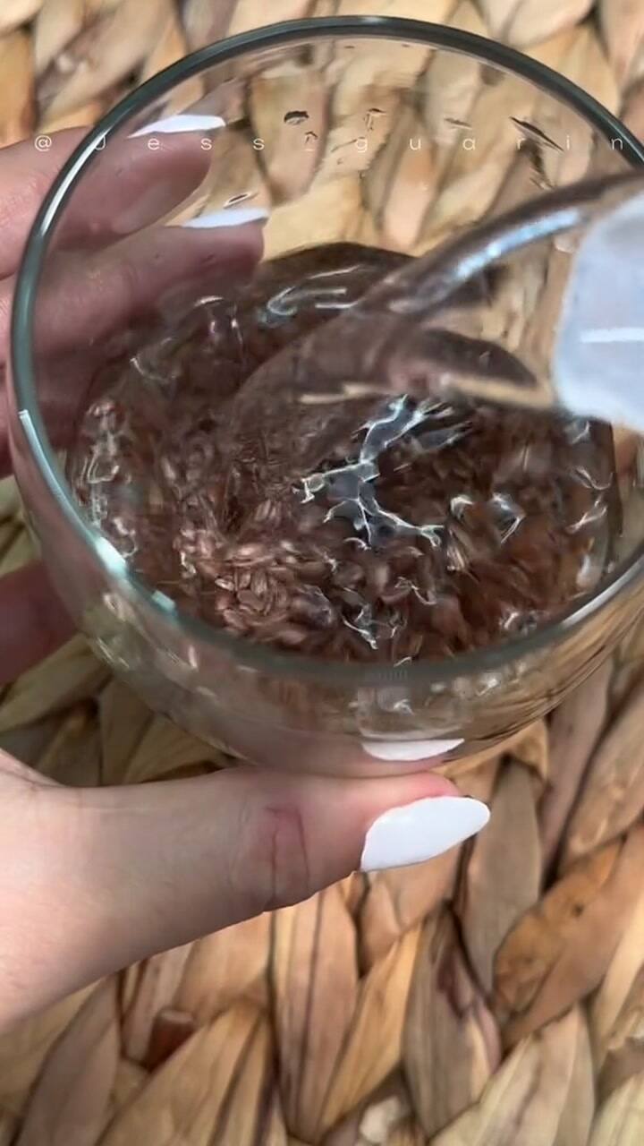 Así se prepara el agua de linaza