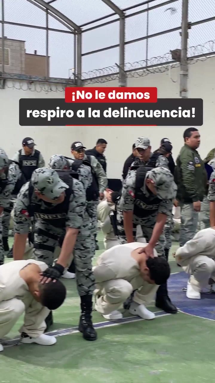 El nuevo gobierno de Perú traslada a 45 presos a pabellón de máxima seguridad