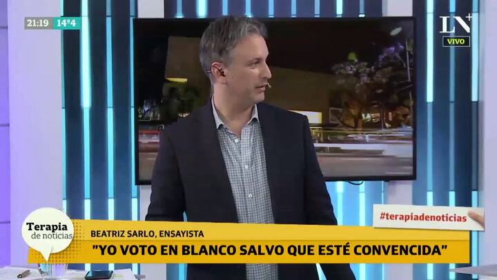 Beatriz Sarlo: 'Nunca conocí a alguien tan parecido a Capitanich como Marcos Peña'