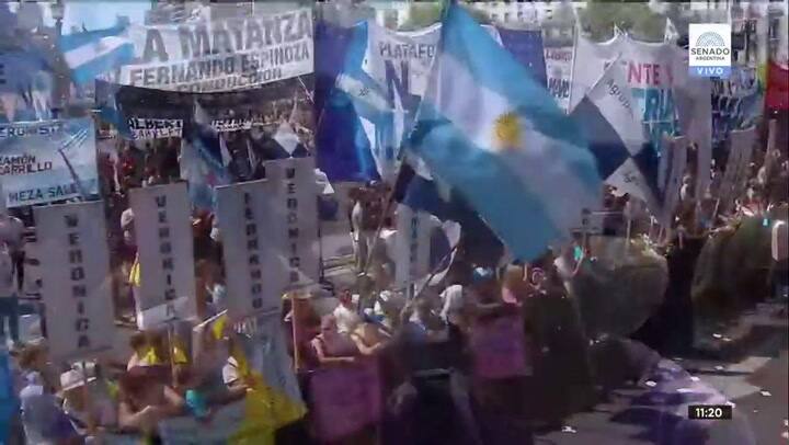 Apertura de la Asamblea Legislativa - Fuente: Senado TV