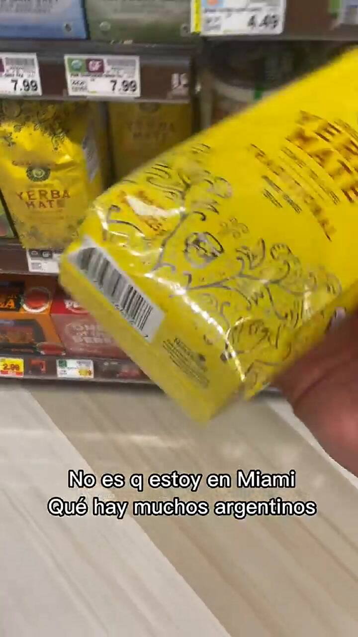 Un tiktoker muestra cuánto cuesta la yerba mate en Malibú