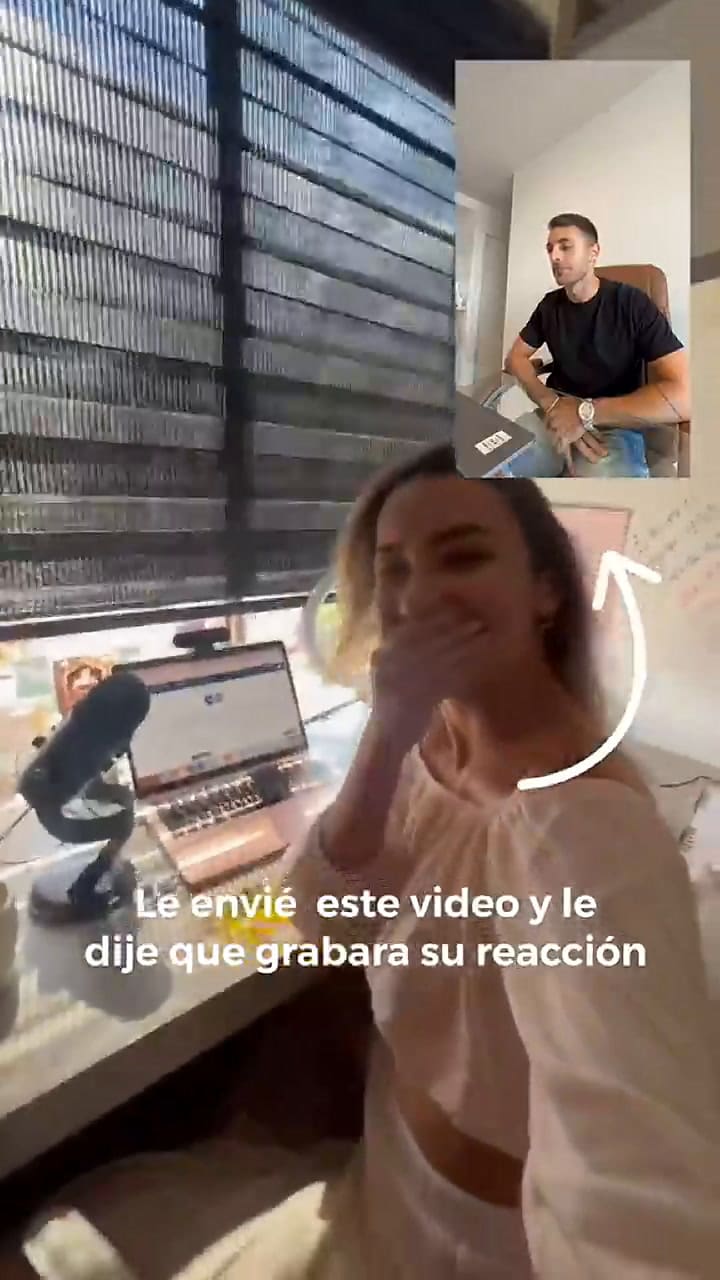 Es argentino, y recibió una increíble sorpresa por parte de su novia colombiana