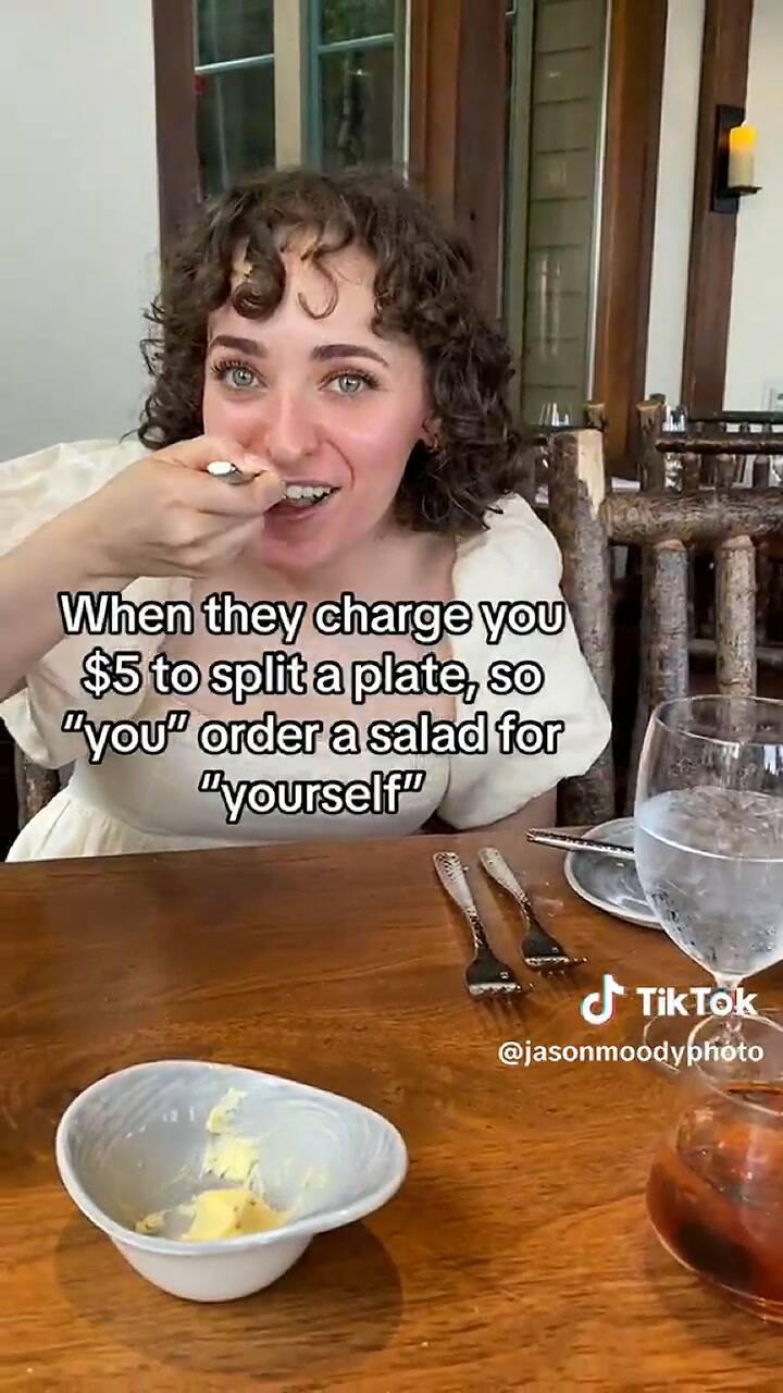 Pidieron un plato para compartir y descubrieron un cargo extra