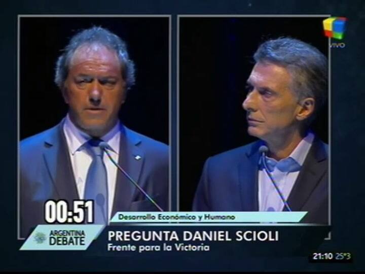 Debate presidencial, minuto a minuto: Macri y Scioli discutieron la próxima Argentina